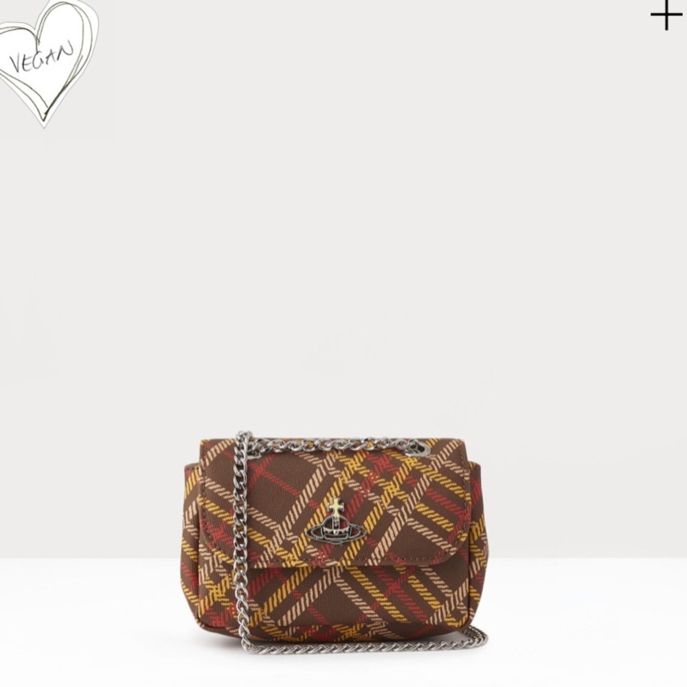 Vivienne Westwood Derby brown Small Chain Purse